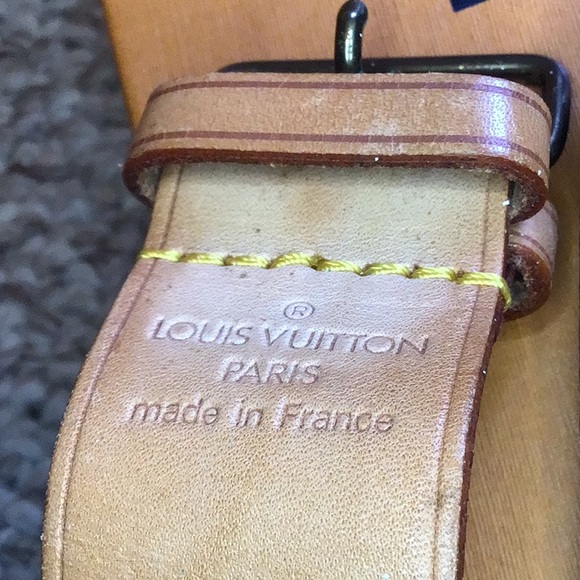 💯% ✨Louis Vuitton✨💕 Large luggage tag and strap - Picture 3 of 7